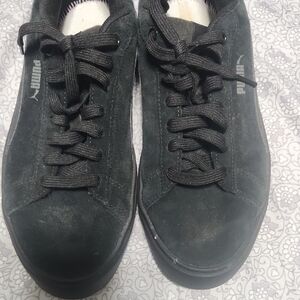 Puma Women's 9 Black Sneakers Platform Shoes Mens 7.5 Street Wear